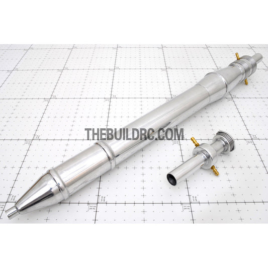 RC Boat GP45 475mm Engine Exhaust Tune Pipe with Muffler