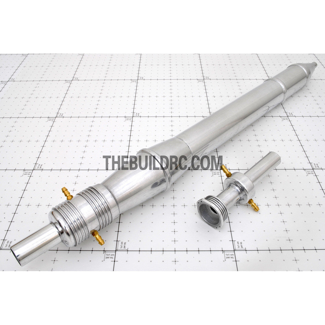 RC Boat GP45 475mm Engine Exhaust Tune Pipe with Muffler