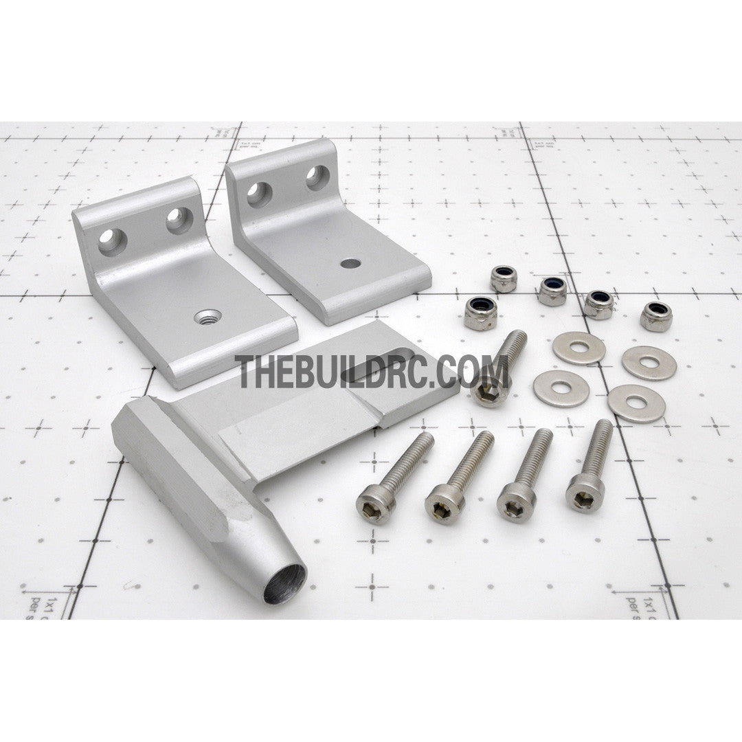 RC Boat Aluminum Φ5 x 50 x 65mm Drive Shaft Holder