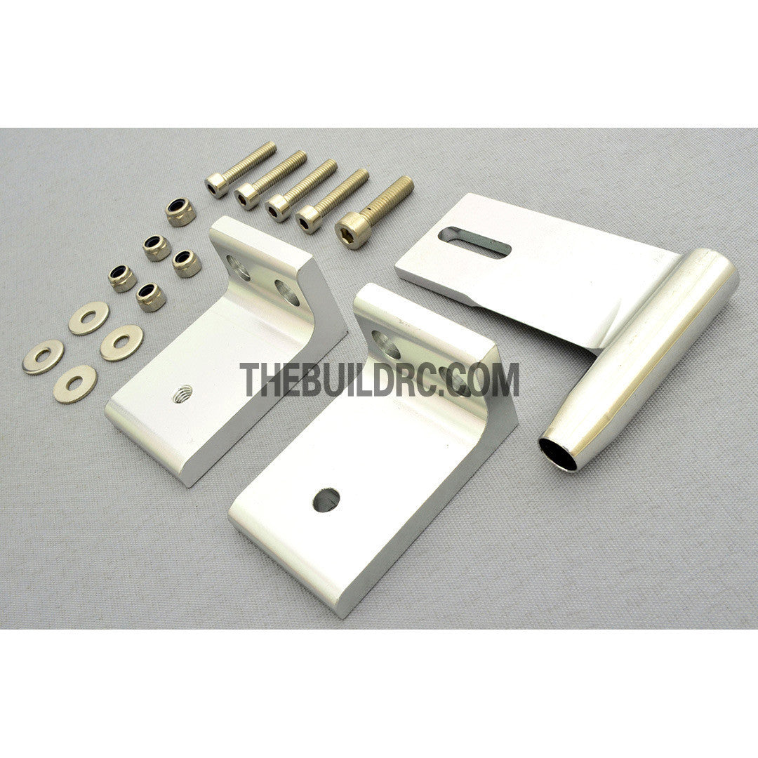 RC Boat Aluminum Φ6.35 x 50 x 65mm Drive Shaft Holder