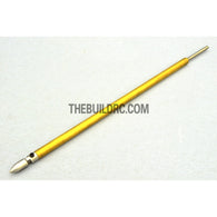 RC Boat Φ3.0 x 195mm(L) Metal Drive Shaft + 150mm(L) Metal Tube + Cone Nut + Peep Fork