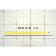 RC Boat Φ4.0 x 345mm(L) Metal Drive Shaft + 300mm(L) Metal Tube + Cone Nut + Peep Fork