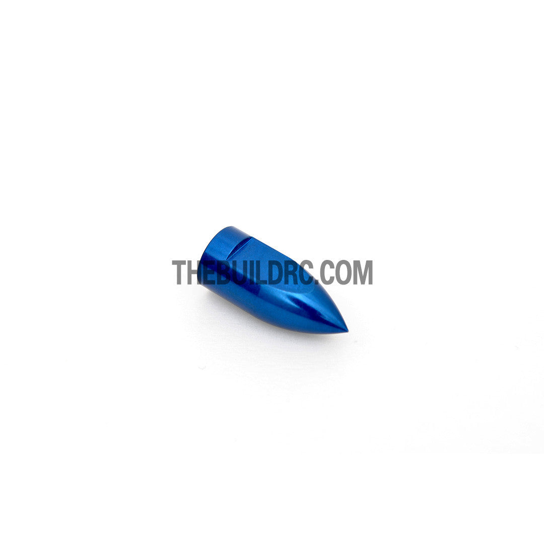 Φ3.2 x  Φ7.8 x L18mm RC Boat Aluminum Cylindrical Cone Nut - Blue