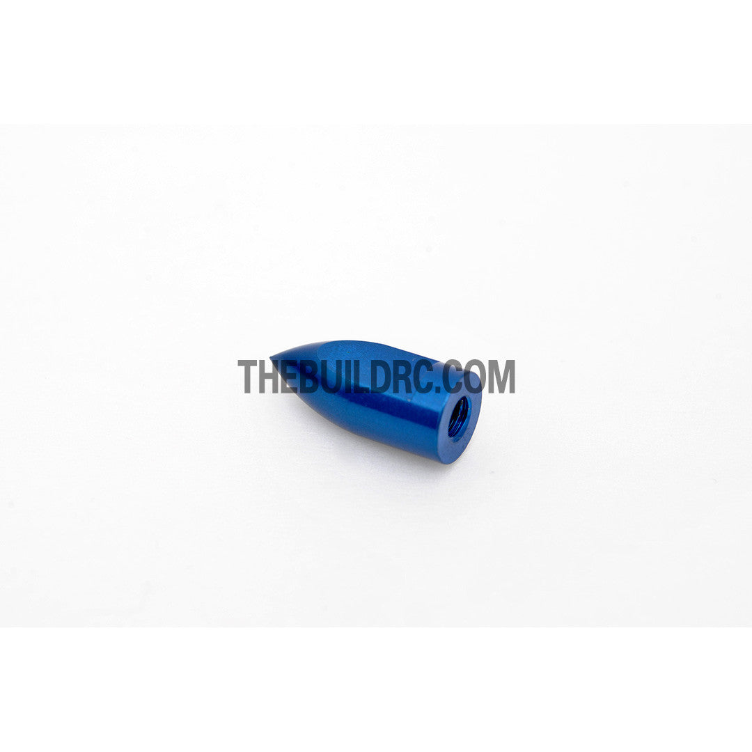 Φ3.2 x  Φ7.8 x L18mm RC Boat Aluminum Cylindrical Cone Nut - Blue