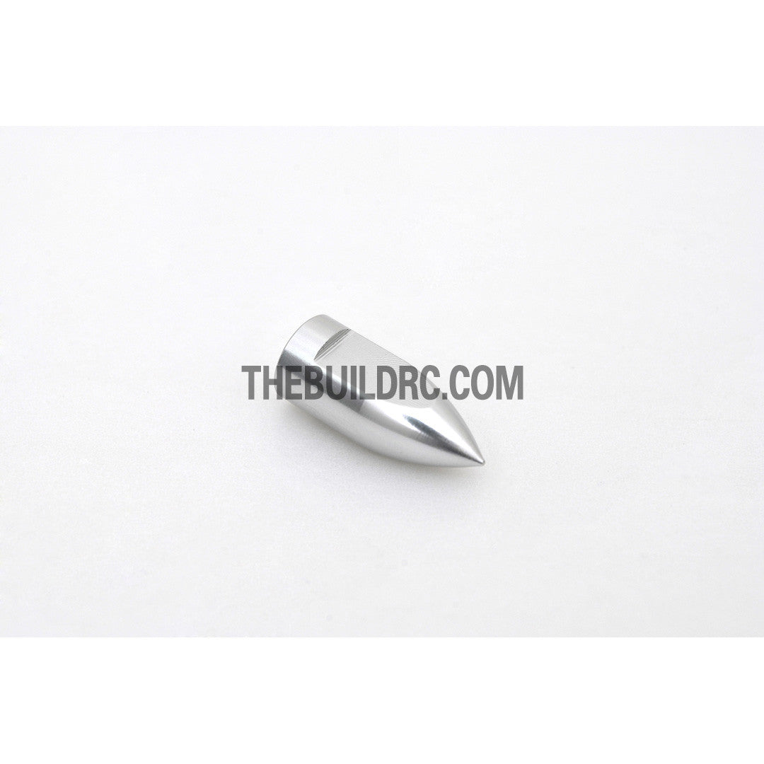 Φ3.2 x  Φ7.8 x L18mm RC Boat Aluminum Cylindrical Cone Nut - Silver