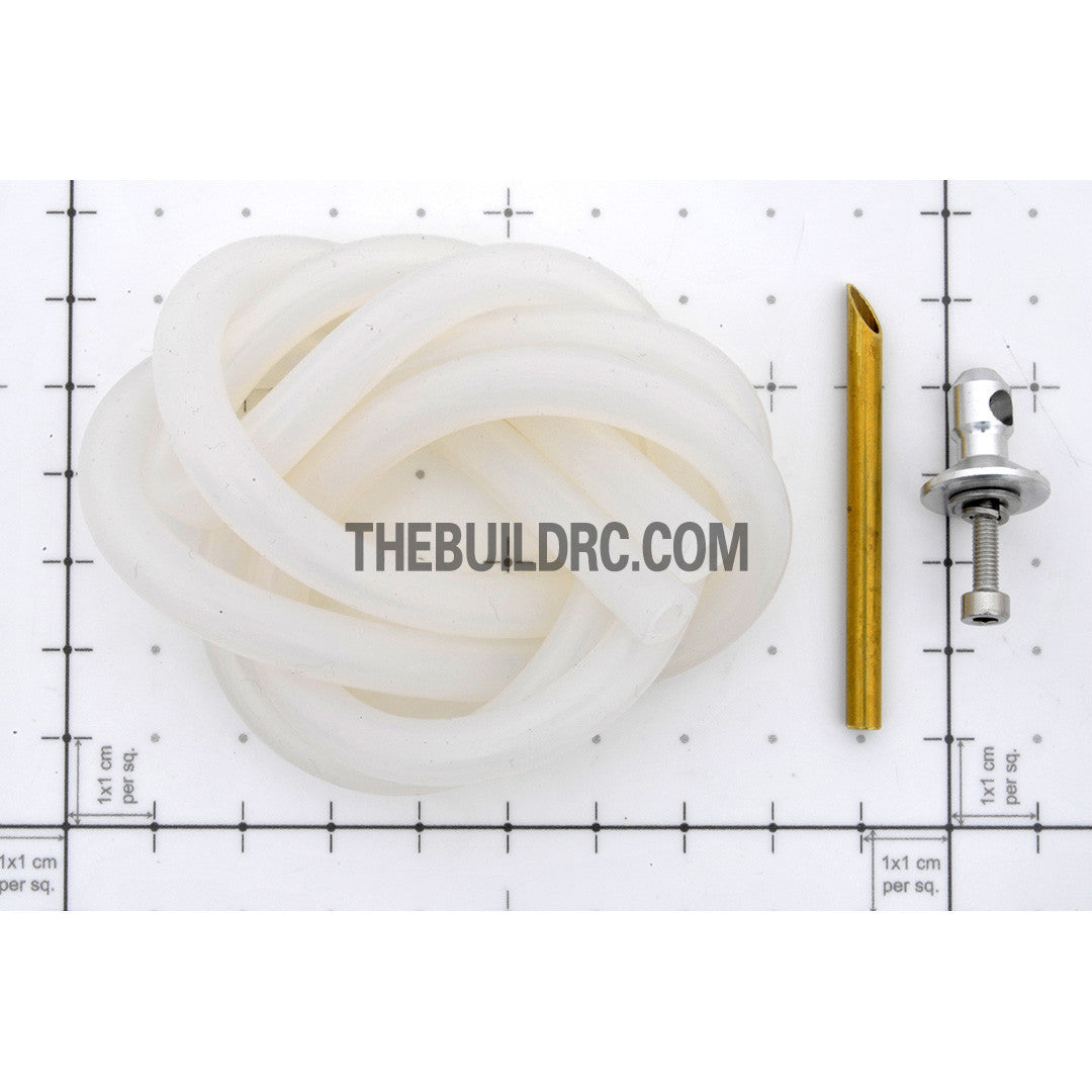Φ3.5mm*800mm Silicon Rubber RC Boat Water Tube Set