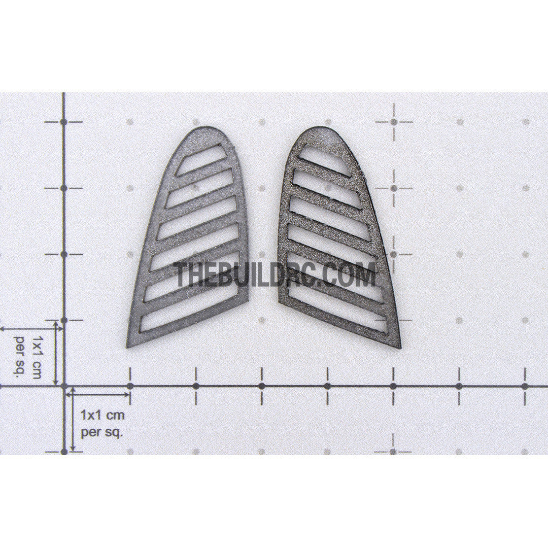 RC Boat L28 x W18 x T1.5mm Plastic Louver