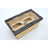 RC Boat Radio Gear Wooden Container with Transparent Hard Plastic Cover