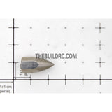 RC Boat  Φ4 x W9mm Aluminum Cylindrical Cone Nut