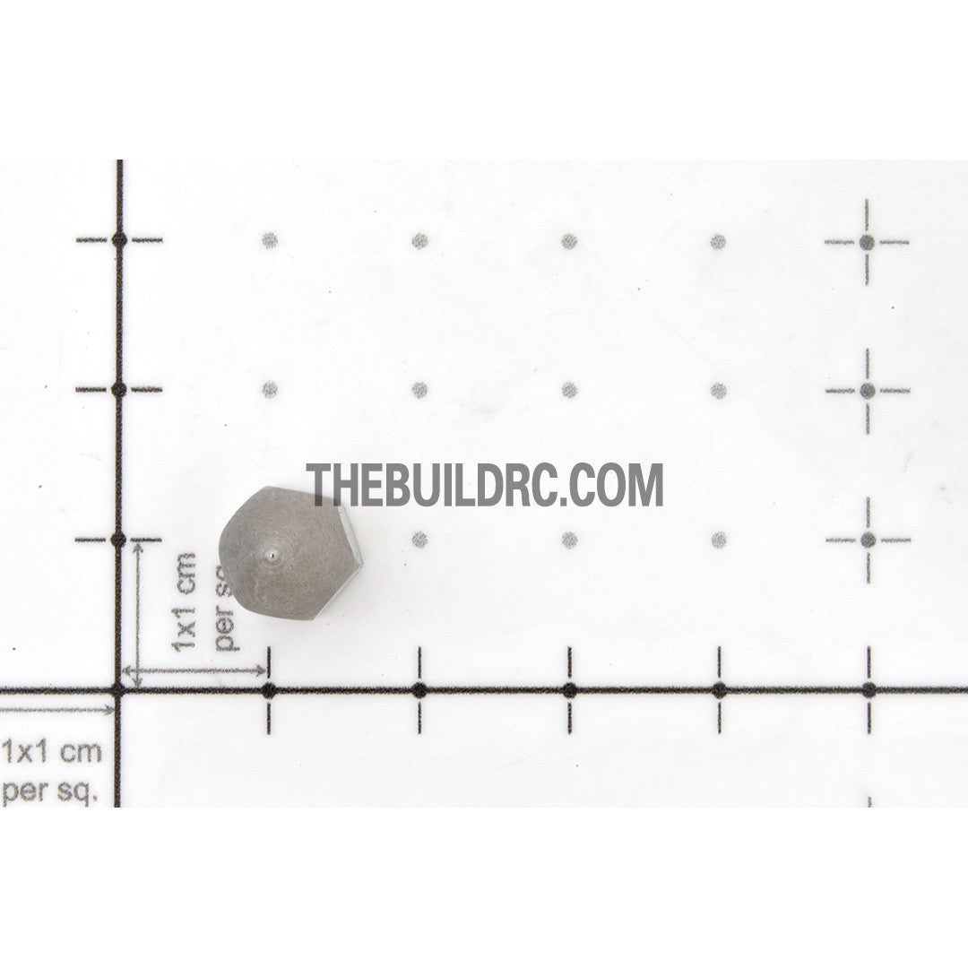 RC Boat  Φ4 x W9mm Aluminum Cylindrical Cone Nut