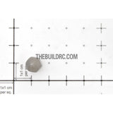 RC Boat  Φ4 x W9mm Aluminum Cylindrical Cone Nut