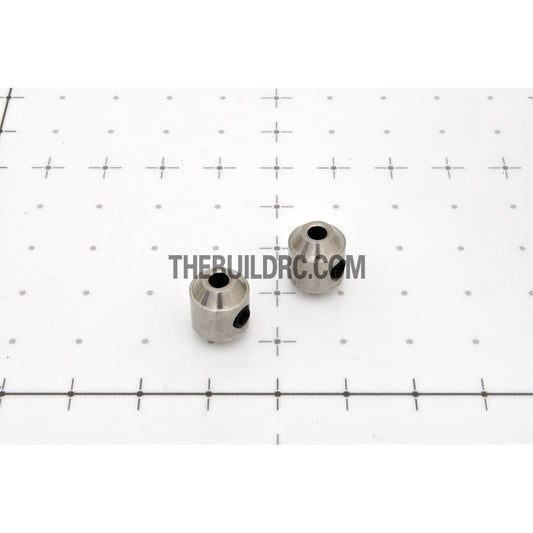 RC Boat Φ3.0 x L11mm Stainless Steel Push Rod Connector (2pcs)
