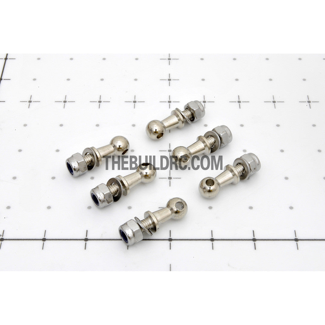 RC Boat Aluminum Φ1.5 x L18mm Aluminum Baluster (6pcs)