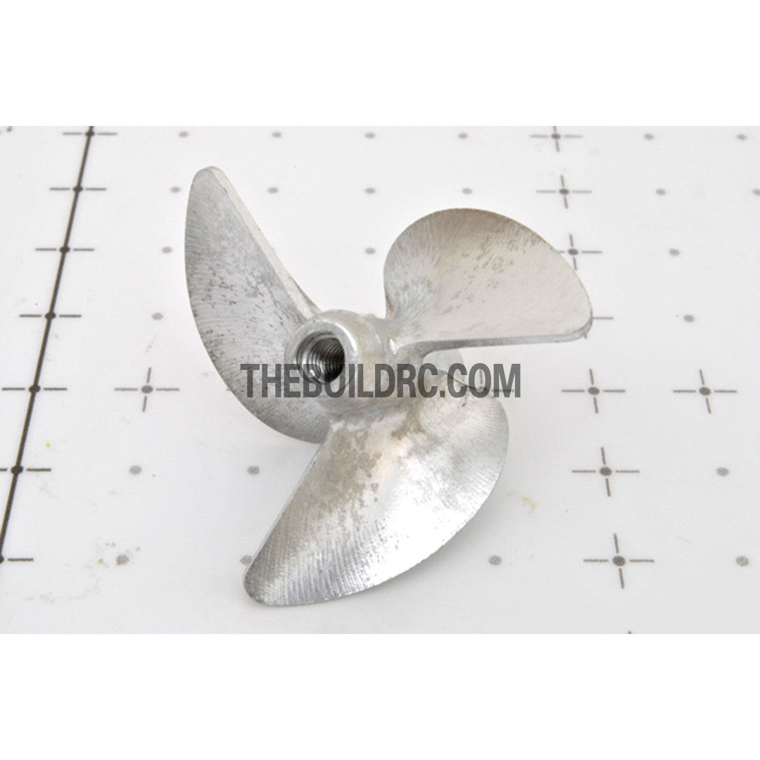 D40 x P57 x ??4mm RC Boat Aluminum CNC Slotless 3-Blade Propeller