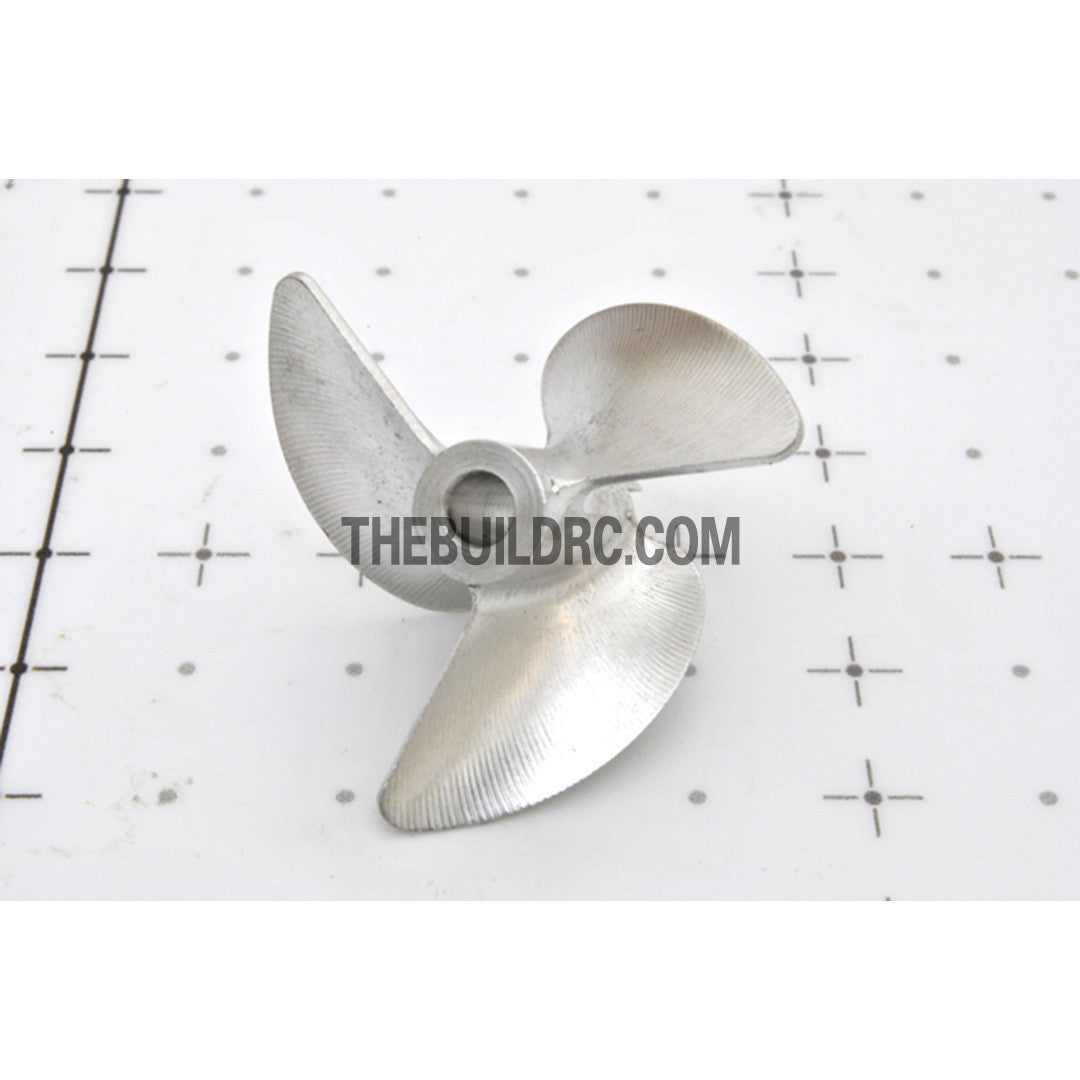 D37 x P52 x ??4mm RC Boat Aluminum CNC Slotted 3-Blade Propeller