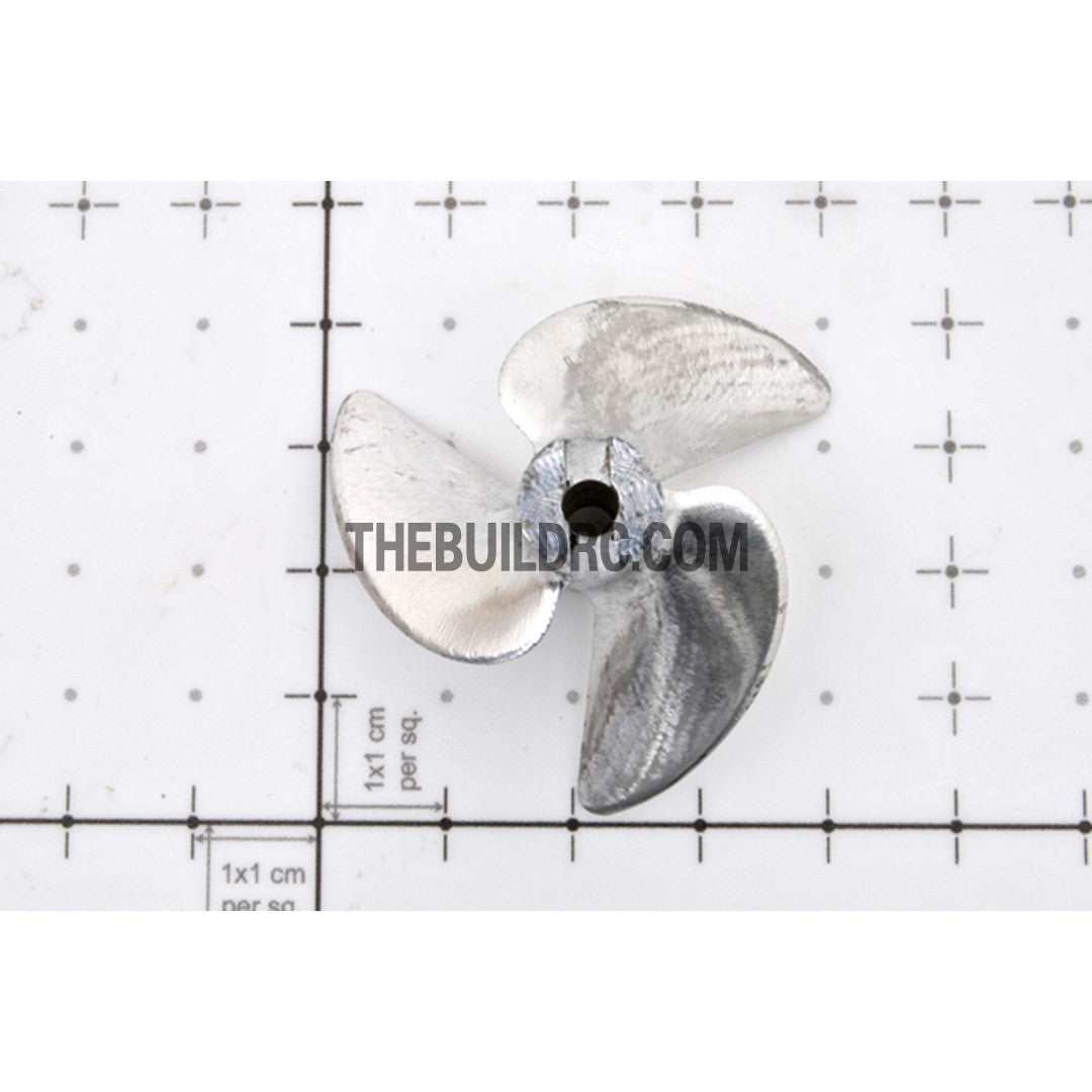 D45 x P63 x ??4mm RC Boat Aluminum CNC Slotted 3-Blade Propeller