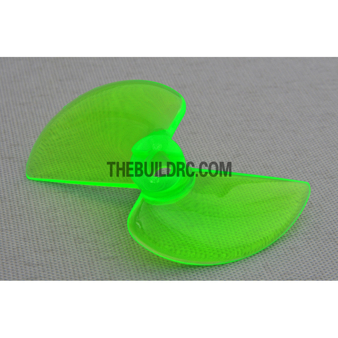 Φ3.9 45 x 27 x 17mm RC Boat Plastic Slotted 2-Blade Propeller