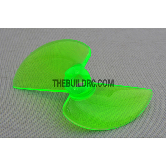 Φ3.9 45 x 27 x 17mm RC Boat Plastic Slotted 2-Blade Propeller