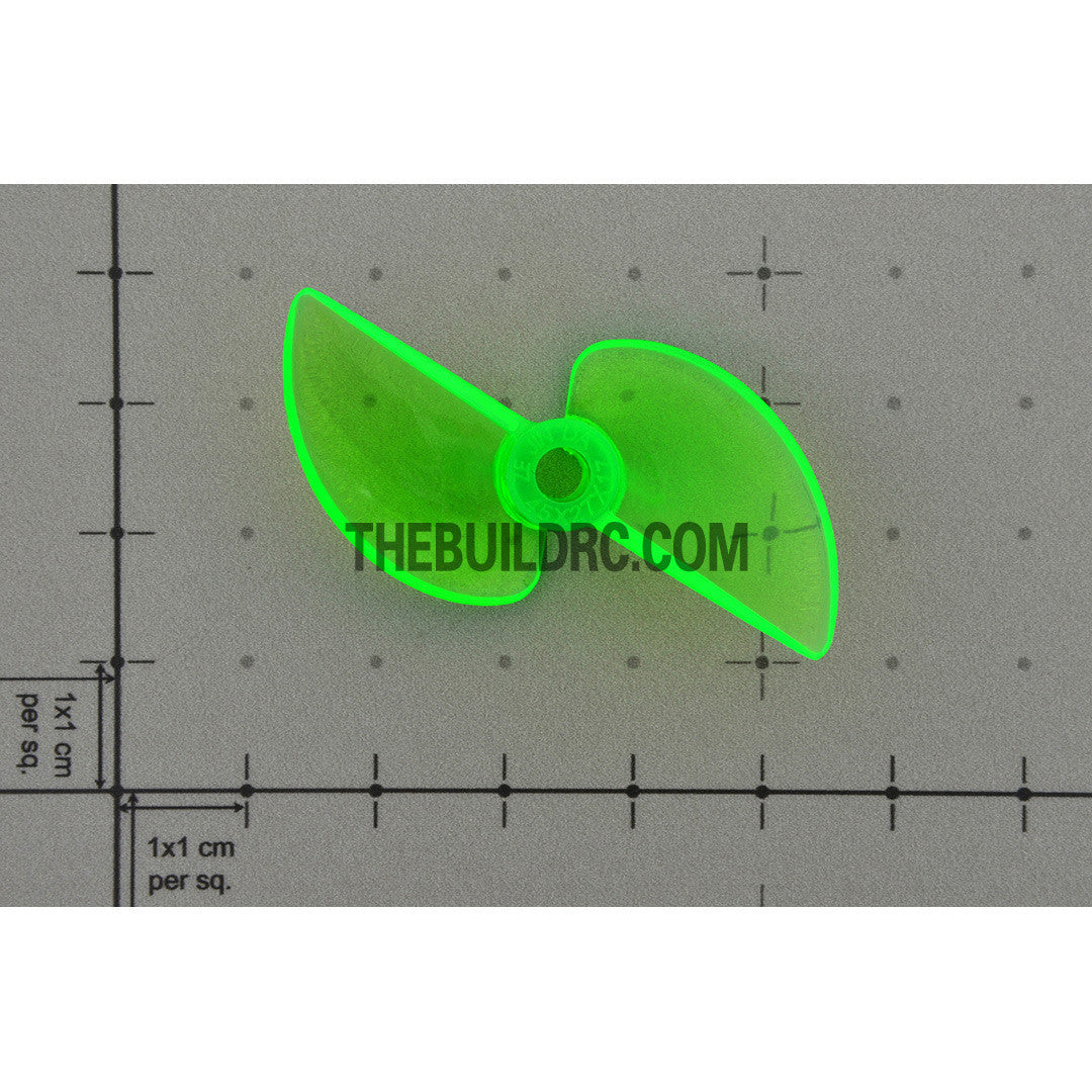 Φ3.9 45 x 27 x 17mm RC Boat Plastic Slotted 2-Blade Propeller