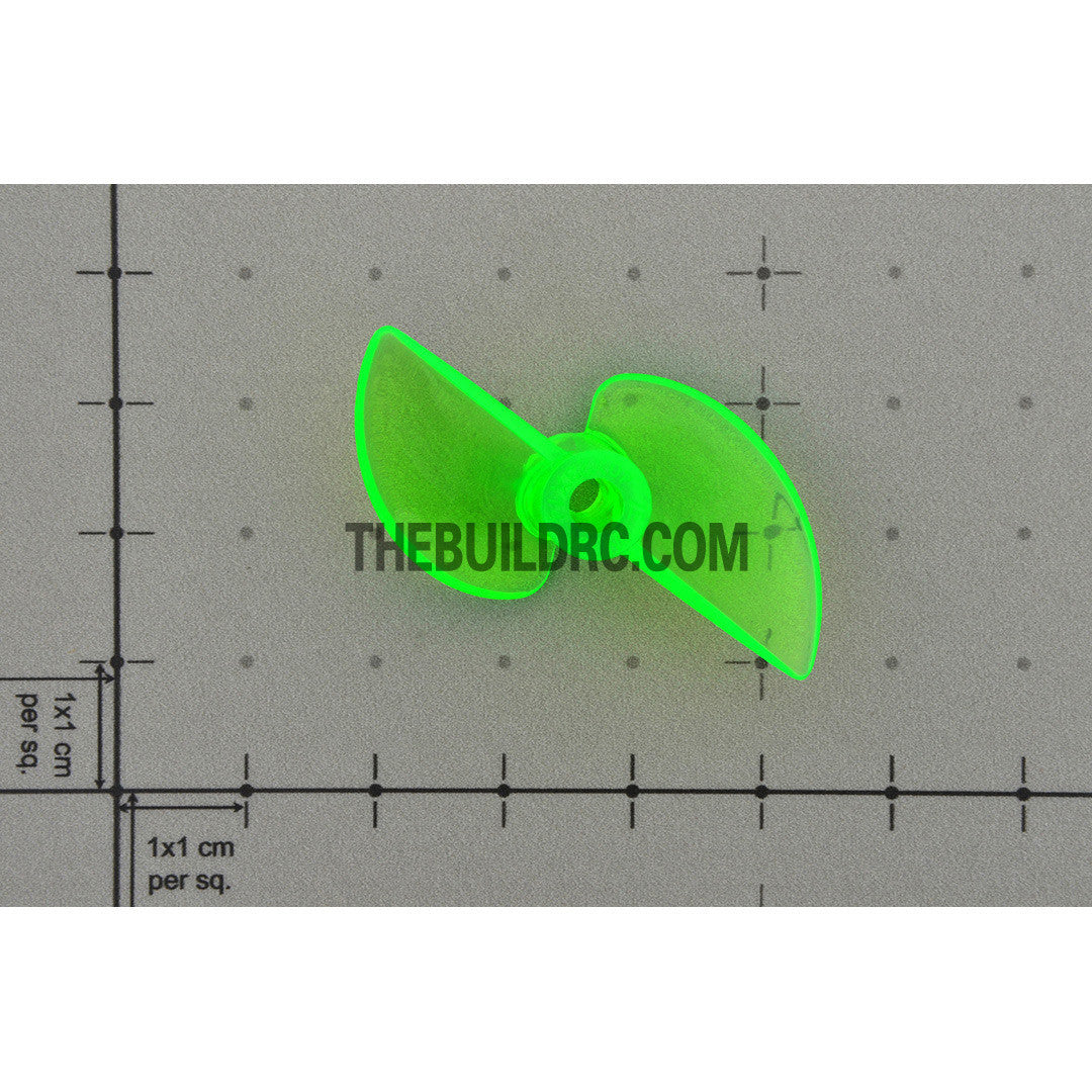Φ3.9 42 x 25 x 15mm RC Boat Plastic Slotted 2-Blade Propeller