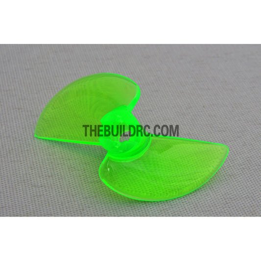 Φ3.9 40 x 23 x 14mm RC Boat Plastic Slotted 2-Blade Propeller