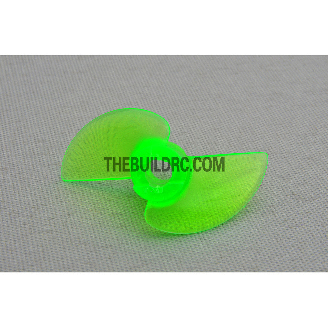 Φ3.9 32 x 19 x 12mm RC Boat Plastic Slotted 2-Blade Propeller
