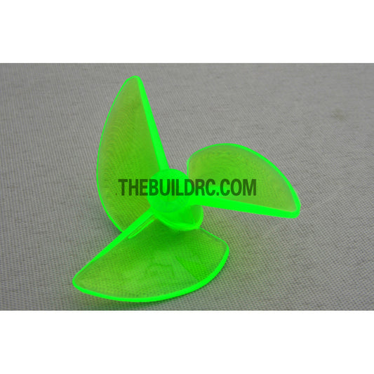 Φ3.9 3P x 45 x 17mm RC Boat Plastic Slotted 3-Blade Propeller