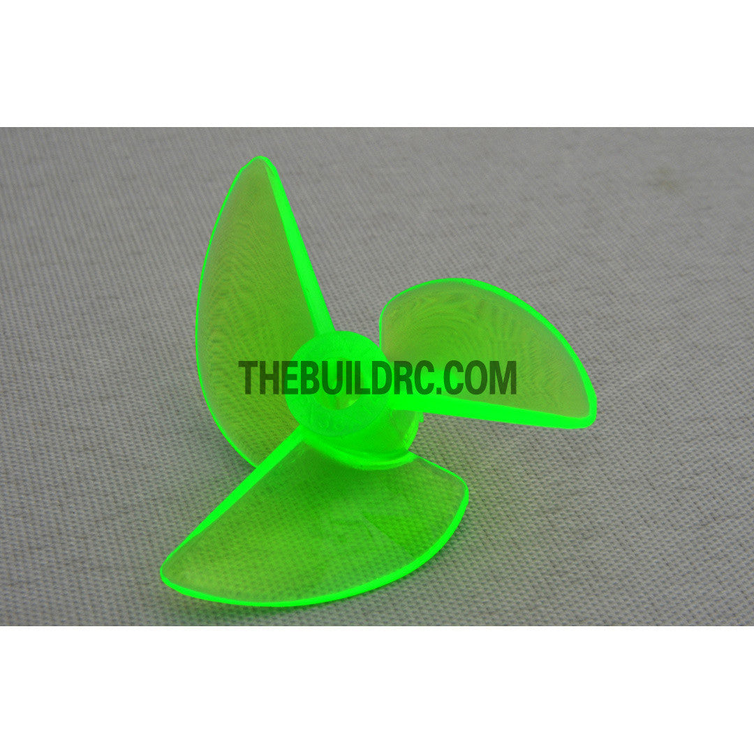 Φ3.9 3P x 38 x 14mm RC Boat Plastic Slotted 3-Blade Propeller