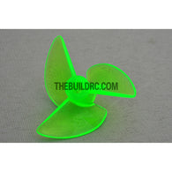 Φ3.9 3P x 38 x 14mm RC Boat Plastic Slotted 3-Blade Propeller