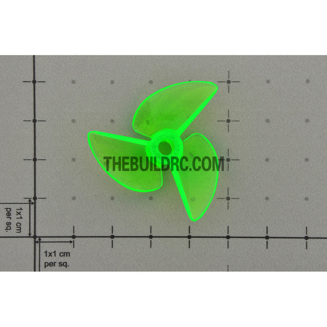 Φ3.9 3P x 38 x 14mm RC Boat Plastic Slotted 3-Blade Propeller