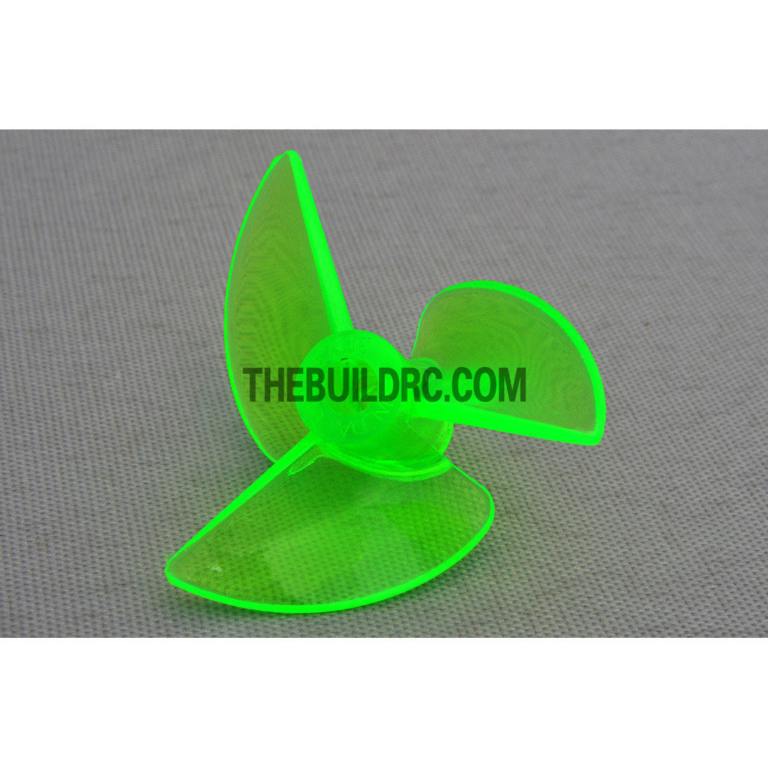 Φ3.9 3P x 36 x 13mm RC Boat Plastic Slotted 3-Blade Propeller