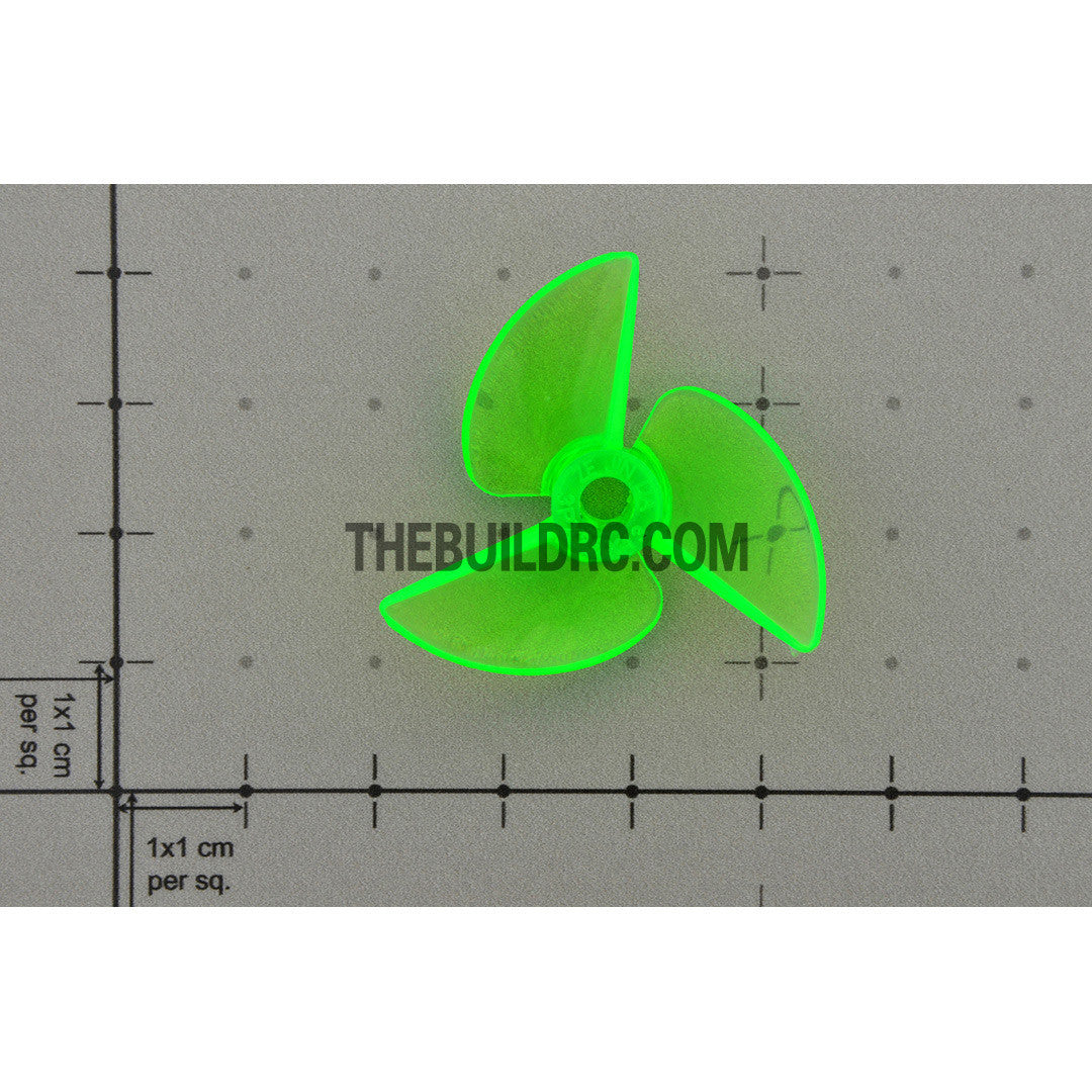 Φ3.9 3P x 36 x 13mm RC Boat Plastic Slotted 3-Blade Propeller