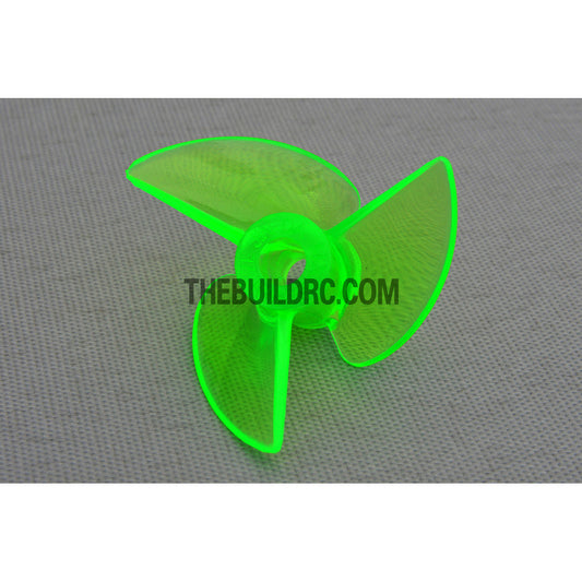 Φ3.9 R3P x 31 x 11mm RC Boat Plastic Slotted 3-Blade Reversed Propeller