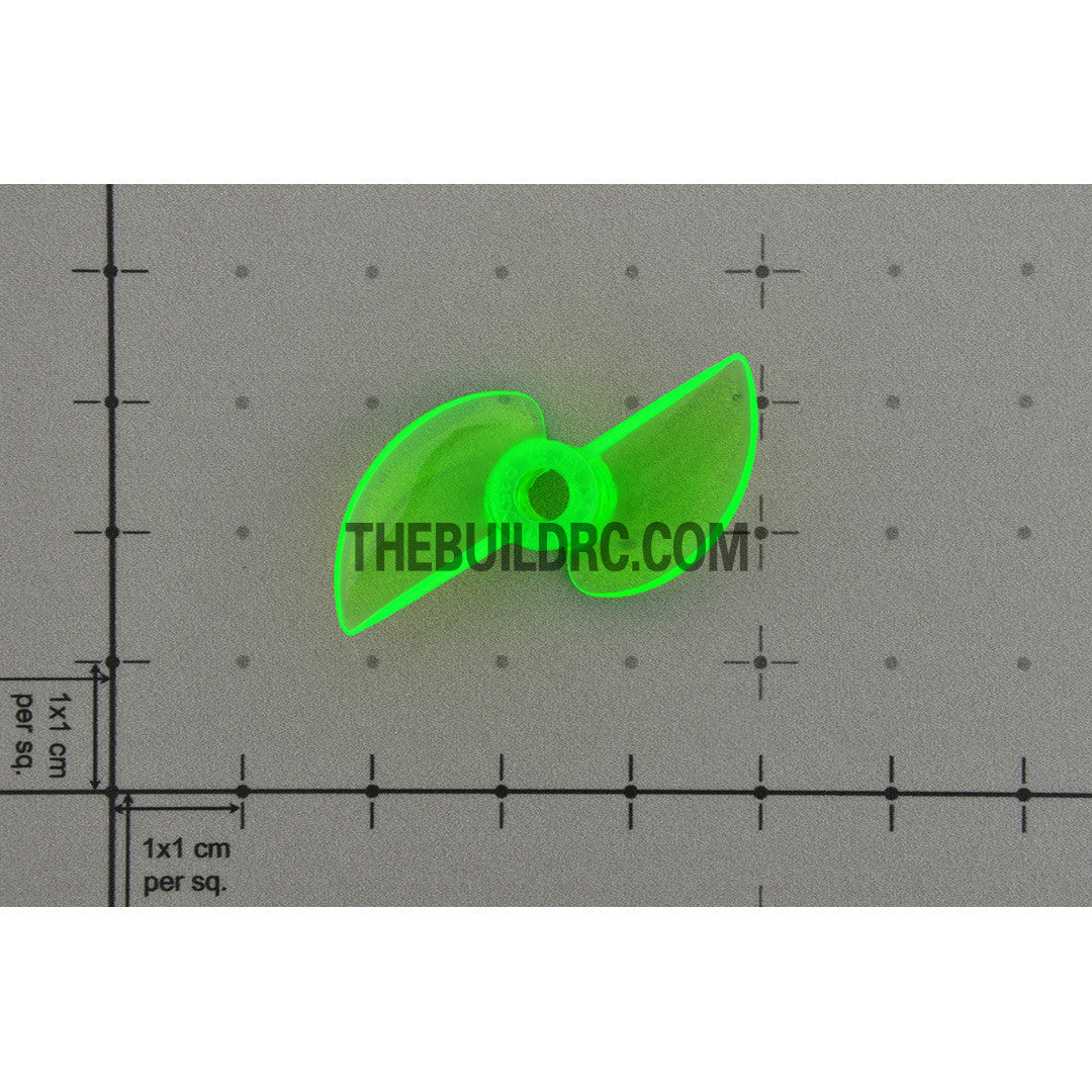 Φ3.9 R35 x 20 x 13mm RC Boat Plastic Slotted 2-Blade Reversed Propeller