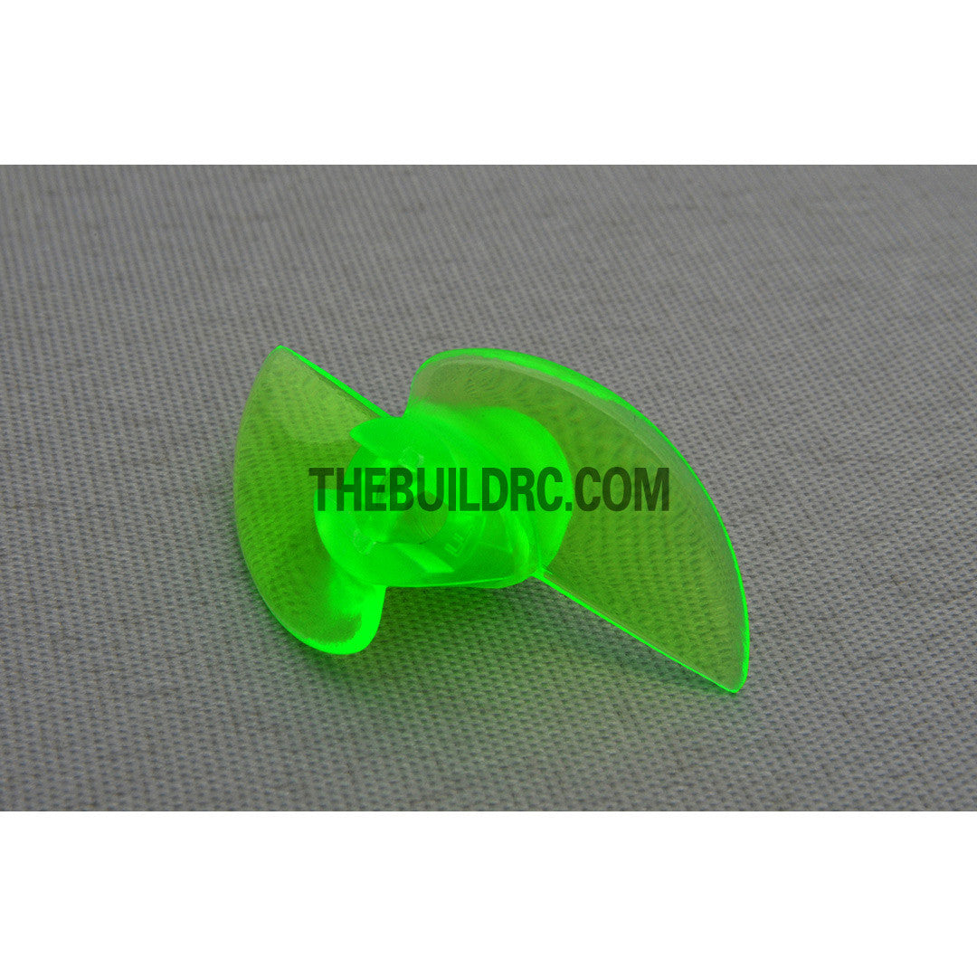 Φ3.9 R32 x 19 x 12mm RC Boat Plastic Slotted 2-Blade Reversed Propeller