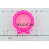 RC Boat Rubber 380 Motor  Flexible Water Cooling Jacket - Pink