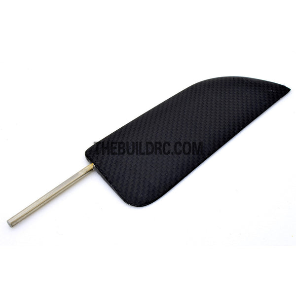 138 x 50mm RC Yacht Sailing Boat Carbon Fiber Rudder (Trapezoid)