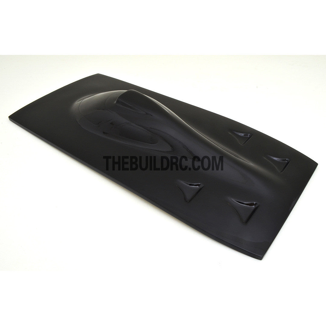 36" RC EP Silver Fox Catamaran Epoxy Fiberglass Canopy (Style A) - Black