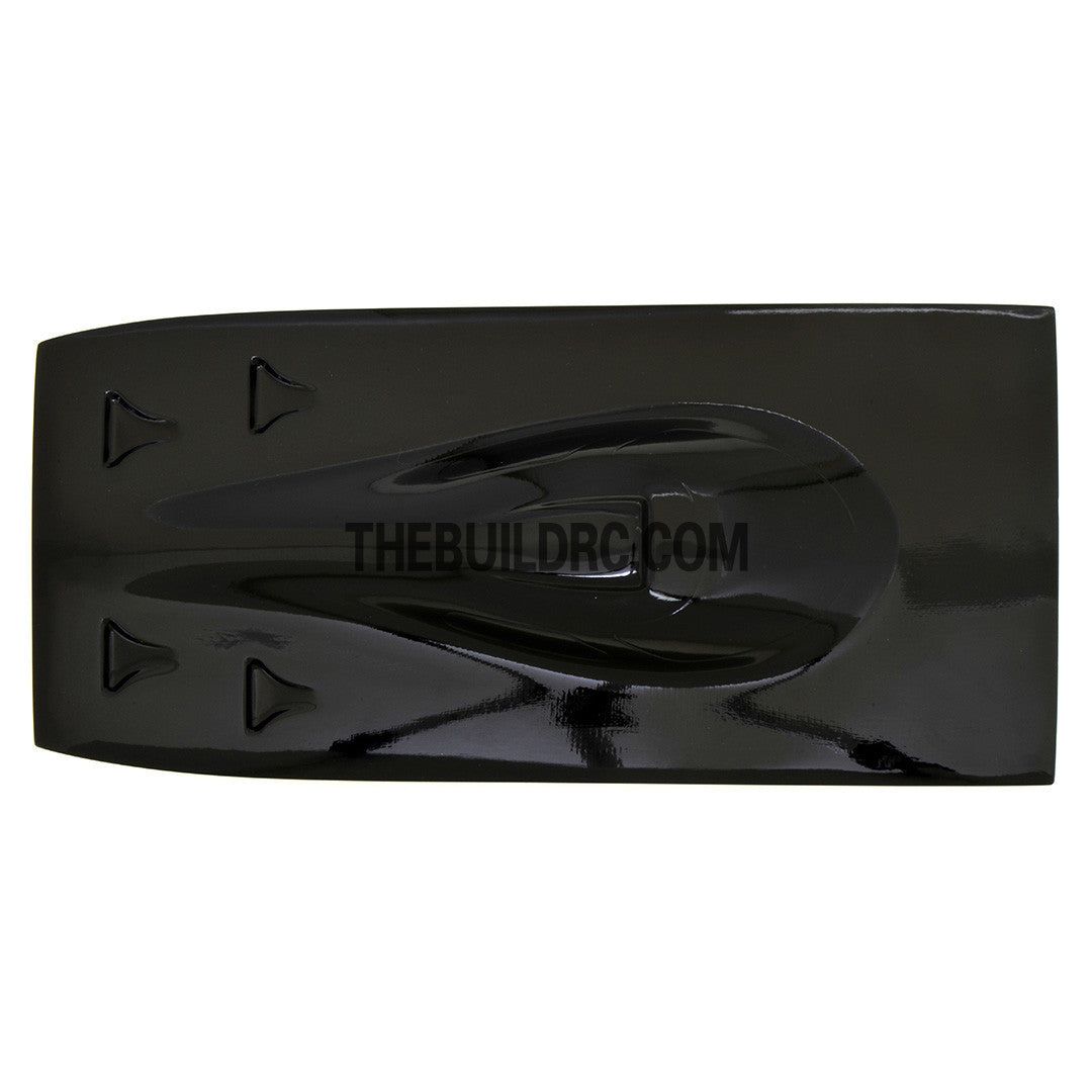 36" RC EP Silver Fox Catamaran Epoxy Fiberglass Canopy (Style A) - Black
