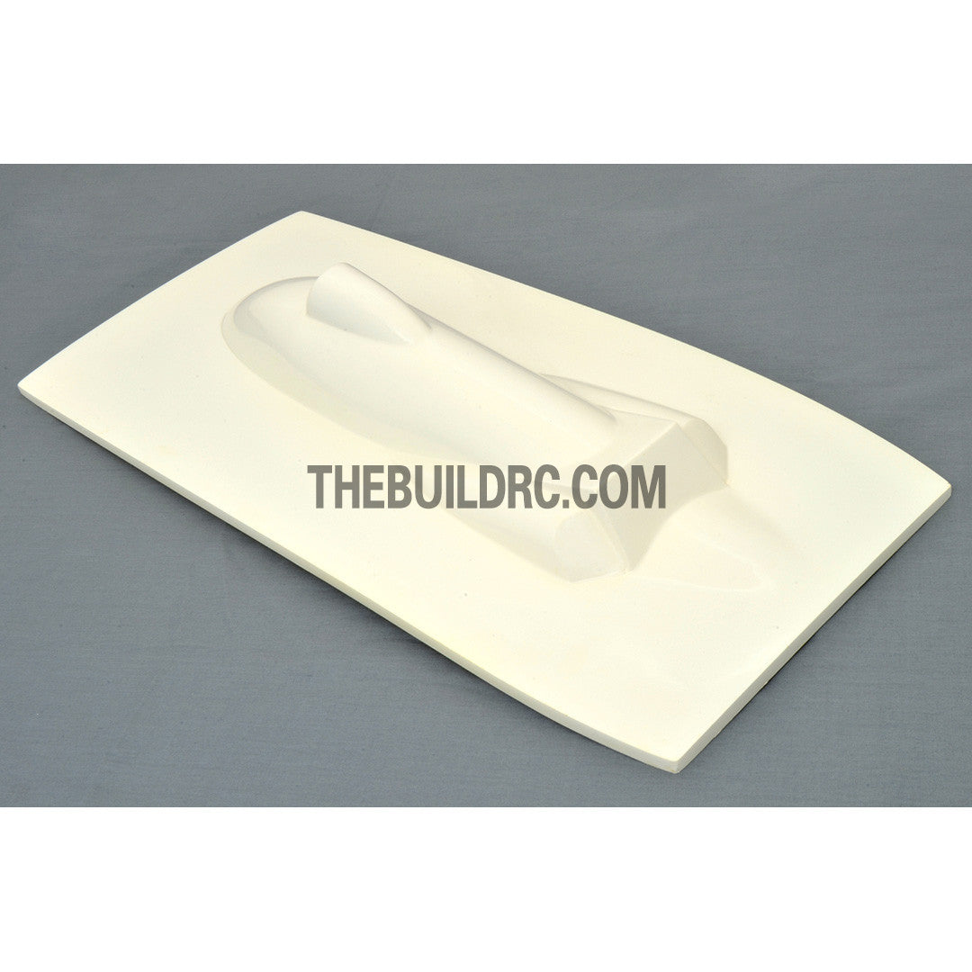 36" RC EP Silver Fox Catamaran Epoxy Fiberglass Canopy (Style B) - White