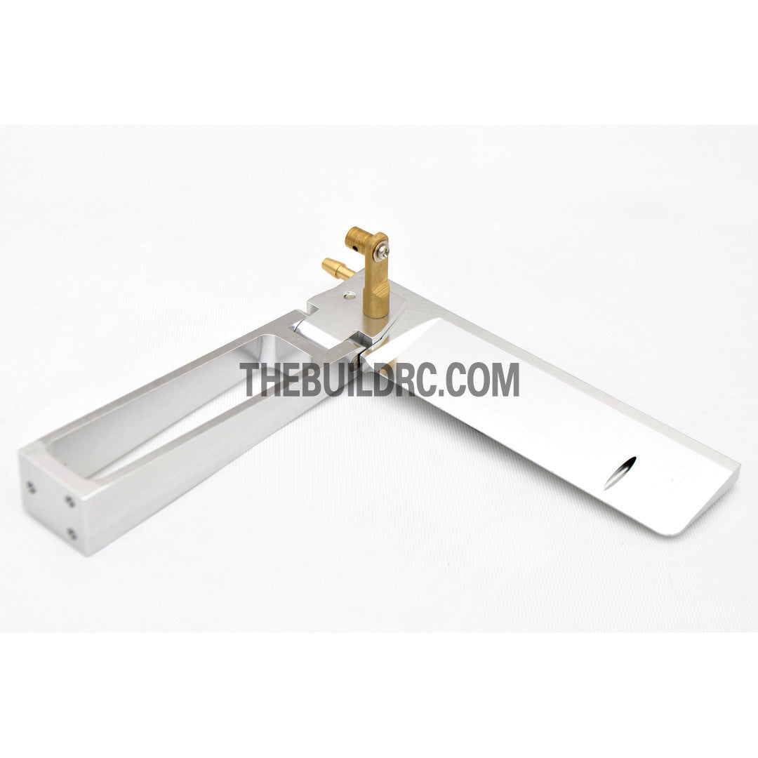 L100 x W80mm CNC RC Boat Mini Helm Rudder (Single Water Entrance)