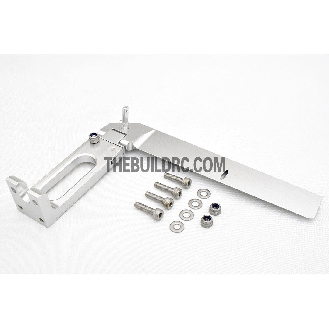 L160 x W108mm CNC RC Boat Helm Rudder (Single Water Entrance)
