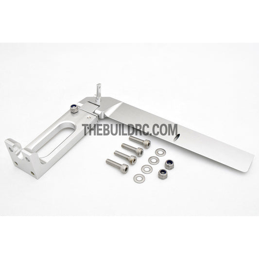 L160 x W108mm CNC RC Boat Helm Rudder (Single Water Entrance)