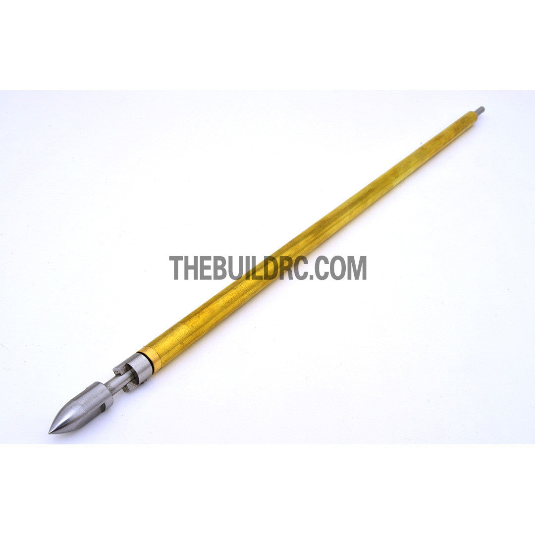 RC Boat ??4.0 x 225mm(L) Metal Drive Shaft + 280mm(L) Metal Tube + Cone Nut + Peep Fork