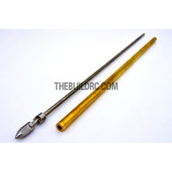 RC Boat ??4.0 x 225mm(L) Metal Drive Shaft + 280mm(L) Metal Tube + Cone Nut + Peep Fork