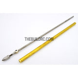 RC Boat ??4.0 x 220mm(L) Metal Drive Shaft + 280mm(L) Metal Tube + Cone Nut + Peep Fork