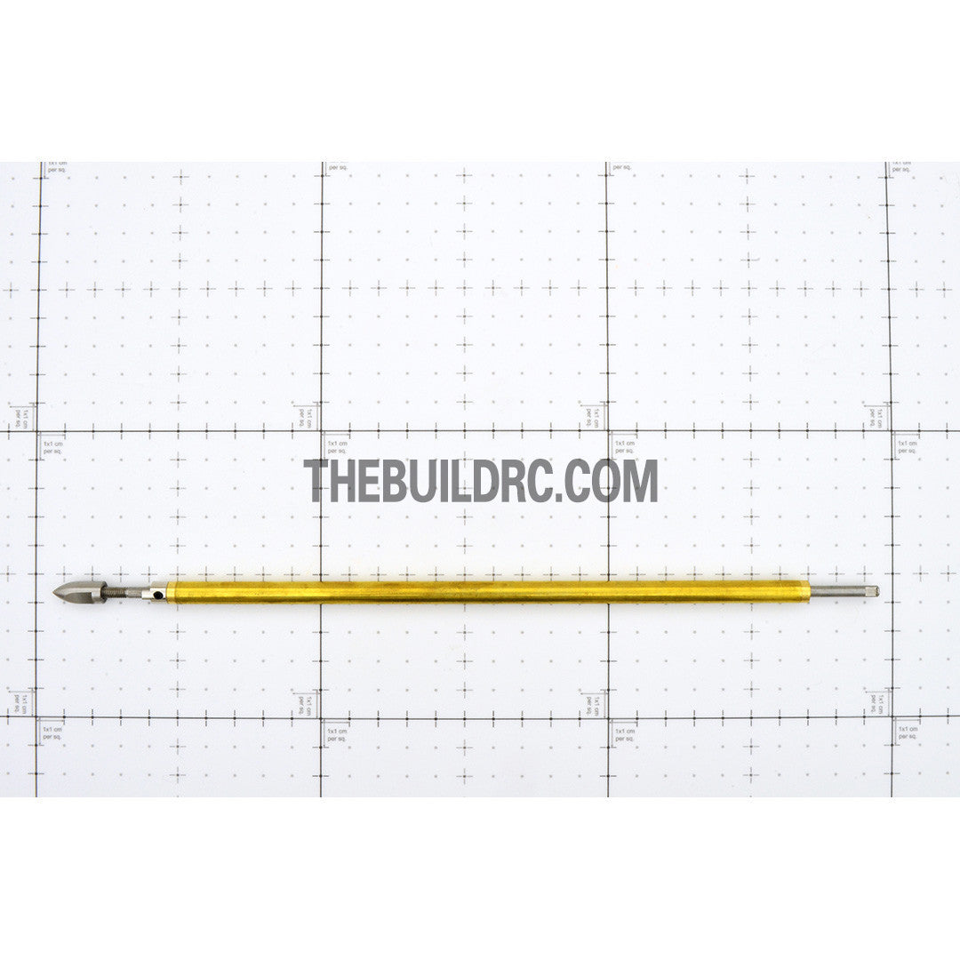 RC Boat ??4.0 x 220mm(L) Metal Drive Shaft + 280mm(L) Metal Tube + Cone Nut + Peep Fork