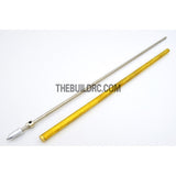 RC Boat ??4.0 x 335mm(L) Metal Drive Shaft + 260mm(L) Metal Tube + Cone Nut + Peep Fork
