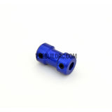 ??4 x ??5 x ??2.5 x ??10 x L17mm RC Boat Steel Metal Drive Cable Shaft Collet - Blue