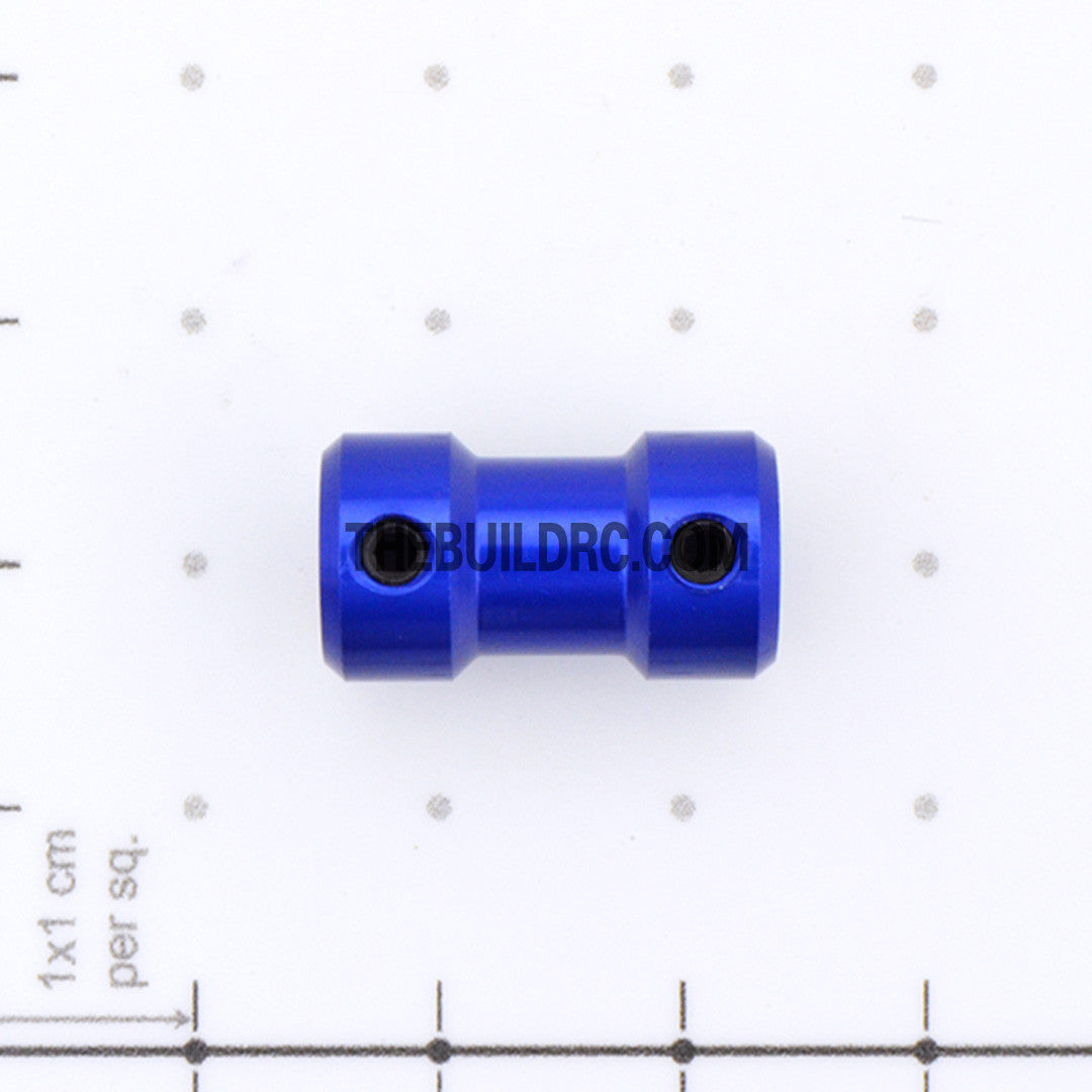 ??4 x ??5 x ??2.5 x ??10 x L17mm RC Boat Steel Metal Drive Cable Shaft Collet - Blue
